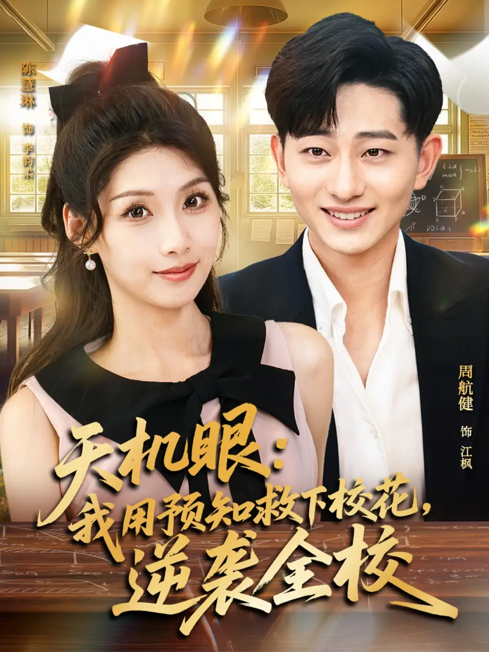 天机眼我用预知救下校花逆袭全校(80集)陈慧琳&周航健高清海报图片 天机眼我用预知救下校花逆袭全校(80集)陈慧琳&周航健海报