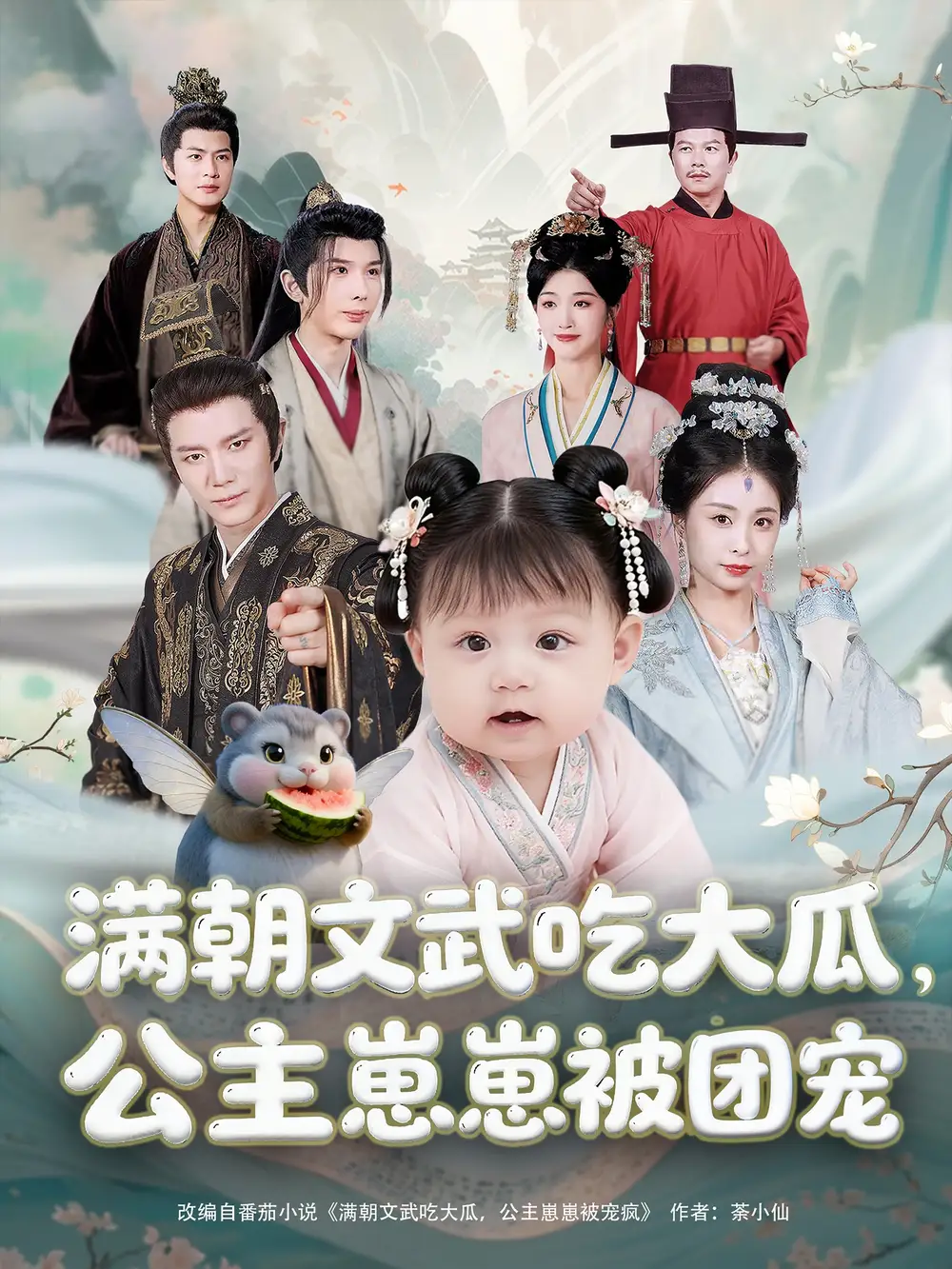 满朝文武吃大瓜,公主崽崽被团宠(80集)肖颜晞&崔永炫高清海报图片 满朝文武吃大瓜,公主崽崽被团宠(80集)肖颜晞&崔永炫海报