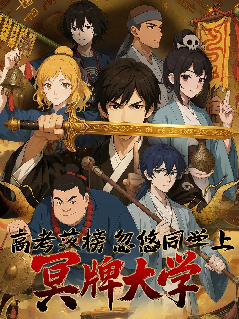 短剧《高考落榜忽悠同学上冥牌大学》完整版全集免费观看